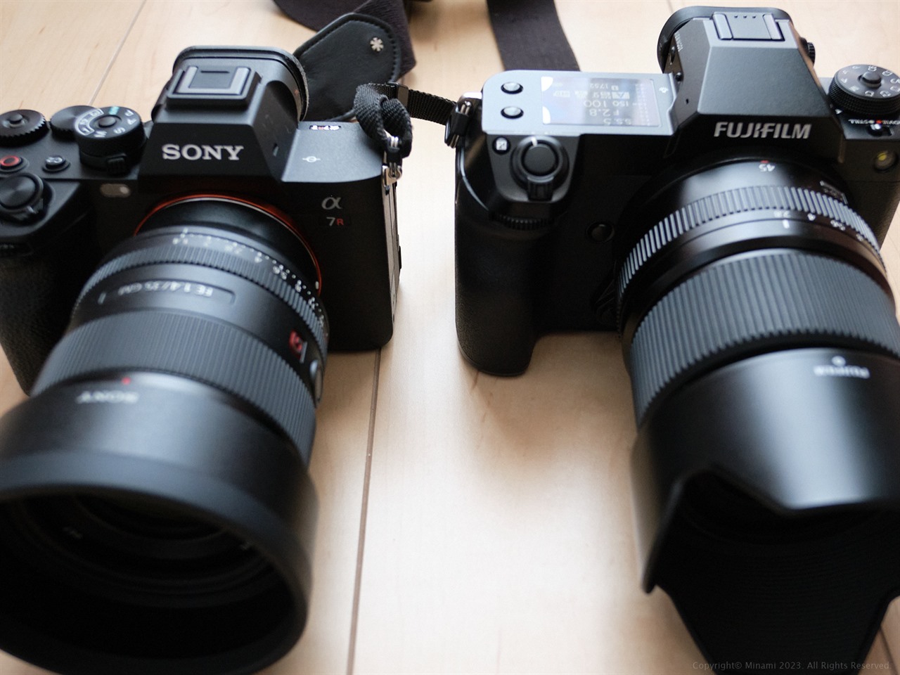a7RVとGFX-50SII撮り比べ